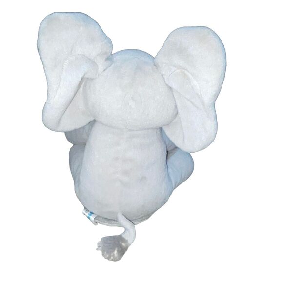 Baby Gund Plush Elephant Flappy Singing Peek A Boo Toy Gray Animated Tested 11" - Picture 7 of 10
